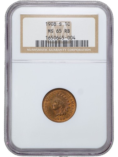 1859 CANADA 1 CENT QUEEN VICTORIA NARROW 9 BRONZE NGC MS 62 RB