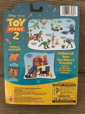 New 2000 Mattel Disney Toy Story 2 Woody Rides RC Action Figure