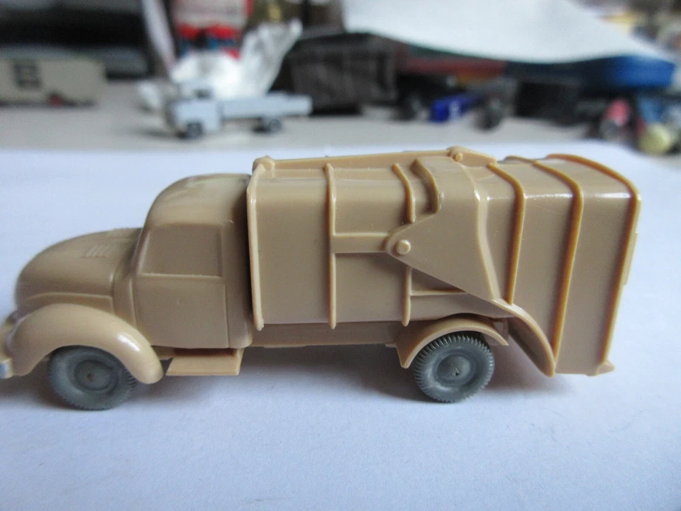 Wiking 1:87 Magirus 3500 Camion Dei Rifiuti (WMIK), Non Vetrato !!! - Immagine 2 di 4