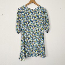 Faithfull The Brand Floral Mini Dress Womens Size 4 Preppy