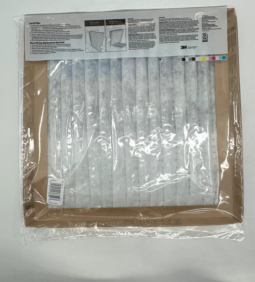 Воздушный фильтр Filtrete 16x16x1, MPR 300 MERV 5, пылеулавливание, упаковка 18 шт. - Изображение 3 из 4