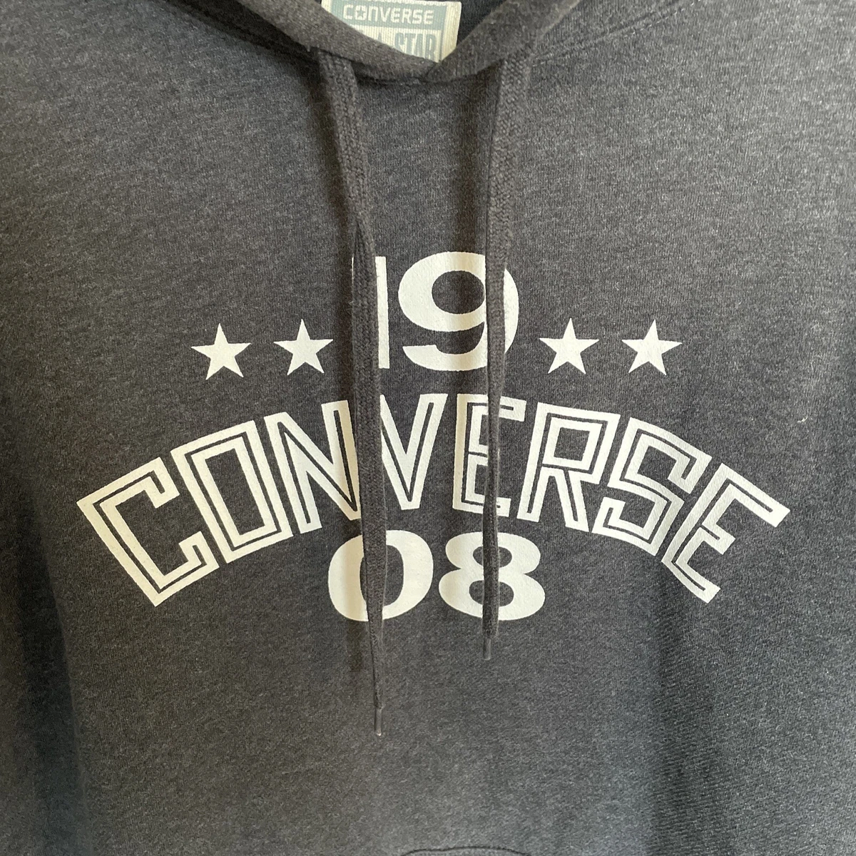 Converse All Star Hoodie Unisex Grey Hoodie Jumper Sweater