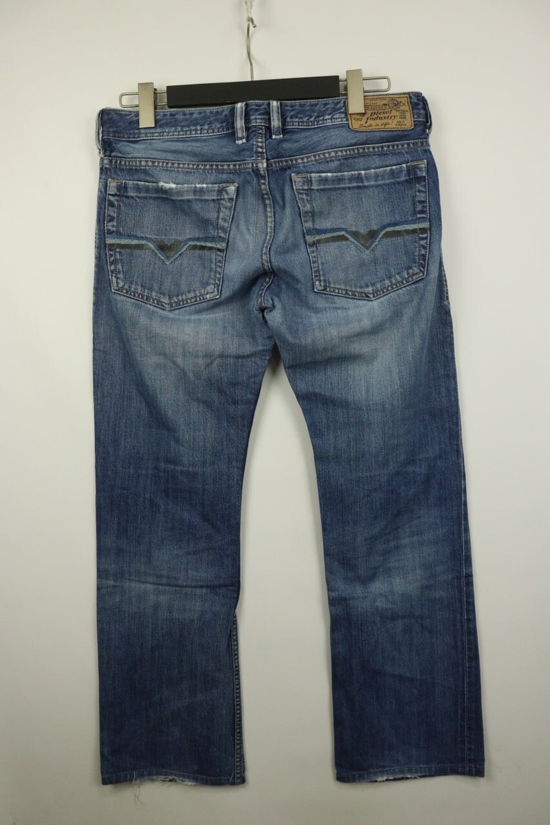 DIESEL ZATINY Denim Wash 008XR Regular Straight Jeans W32 L32 