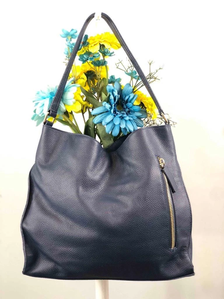 Navy slouch bag clearance
