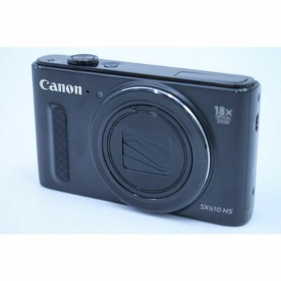 Canon PowerShot SX610 HS Digital Camera black 20.2 MP Battery