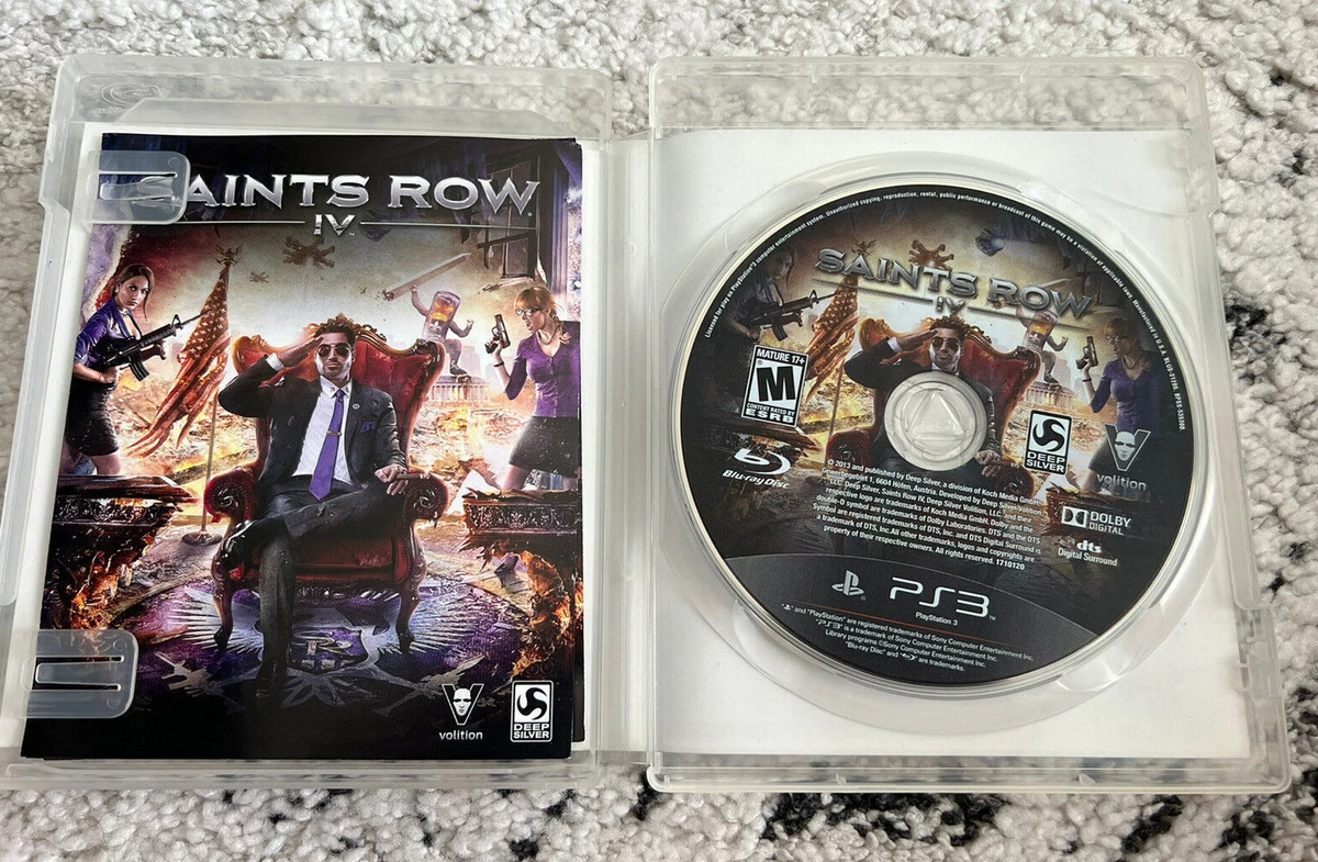 Saints Row IV Sur PS3 – Jeu Complet + Manuel – Action Délire PEGI 18