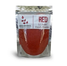 MAXX Organics RED 12 SUPER FOODS FRUIT POWDER 30 Day Comp. Organifi Juice Drink