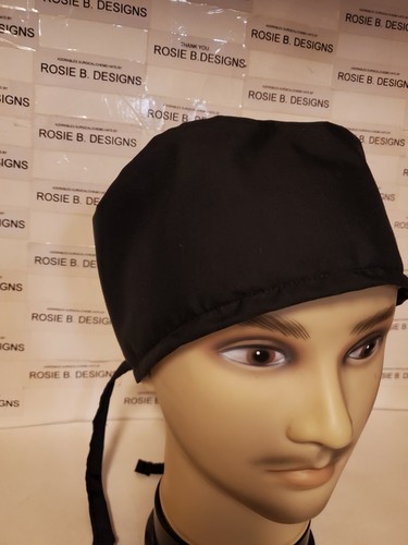 PLAIN BLACK/MENS / cap/Rn's, Dr's,medical staff - Picture 3 of 3