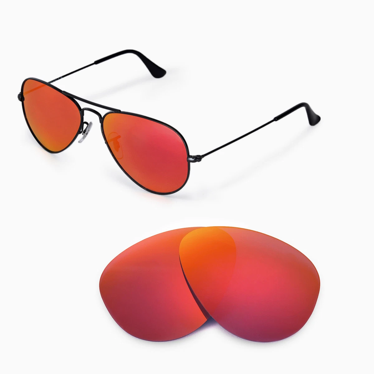 Ray ban lenti best sale rosse