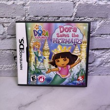 Dora the Explorer: Dora Saves The Mermaids (Nintendo DS) Complete & Tested ✅
