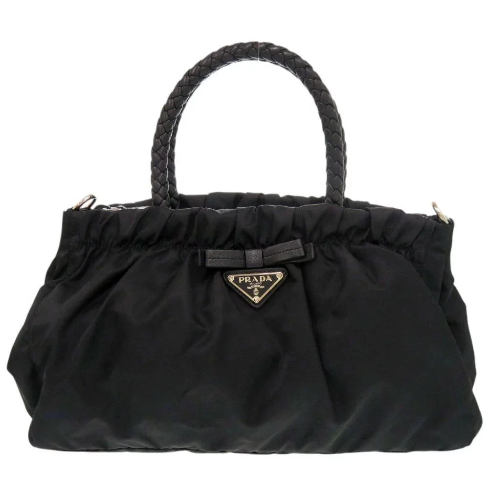 PRADA Bow Black Bags & Handbags for Women for sale | eBay
