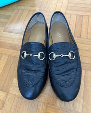 Gucci Damen Mokassin Loafer Slip-On Leder Sch...