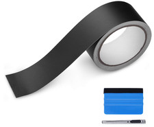 LZLRUN Free Tool Kit Matte Vinyl Tape for Black Out Chrome Delete Window Trim...
