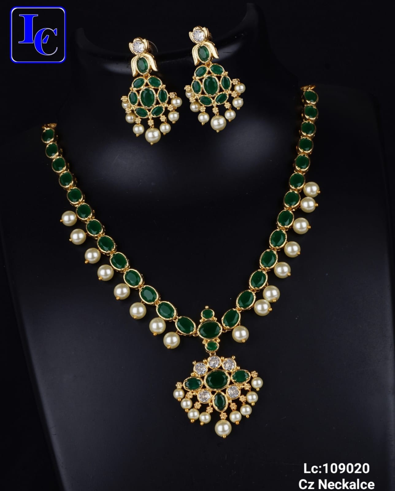 Indian Bollywood Bridal Party Wear Gold Plated Cz Jewelry Set Weding Women RM08