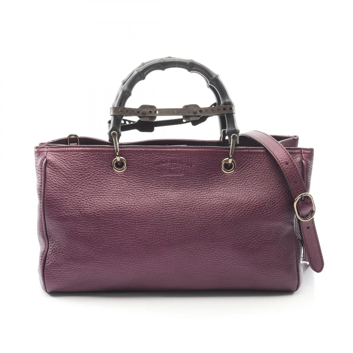 Gucci Leather Exterior Purple Bags & Handbags for Women for sale
