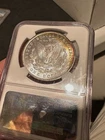 1885 O MORGAN SILVER DOLLAR NGC GRADED MS62 NICE toning on back