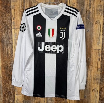 Juventus FC 2018-19 Home Long Sleeve Soccer Jersey RONALDO #7