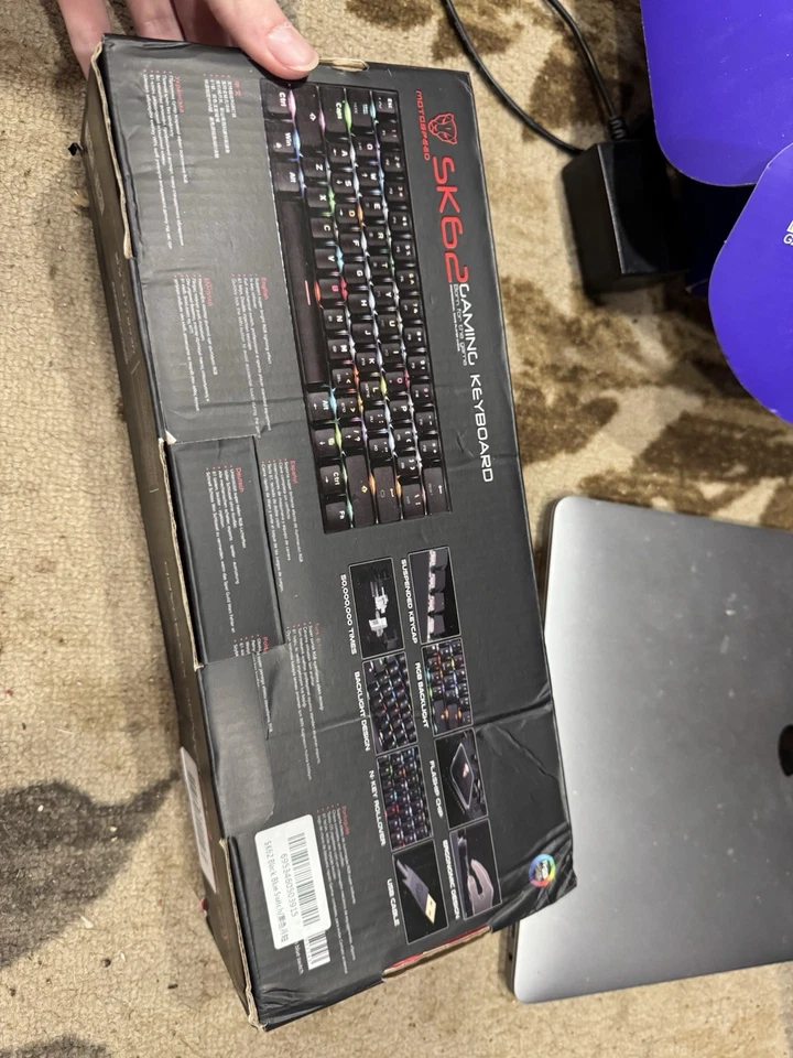 CK62 Motospeed Wired/Wireless Gaming Mechanical Keyboard Never Used was Opened - Image 3 of 4