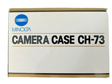 Minolta Camera Case CH-73 with Box, VERY NICE - See Picture of Chart for Models