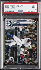 2020 TOPPS UPDATE #U21 KYLE LEWIS ROOKIE RC PSA 9