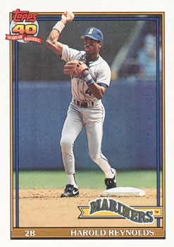 1991 Topps #260 Harold Reynolds