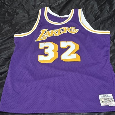 Mitchell & Ness Los Angeles Lakers Magic Johnson #32 Purple Jersey