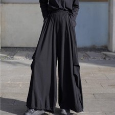 Japanese women's wide-leg pants loose thin Trousers Culottes