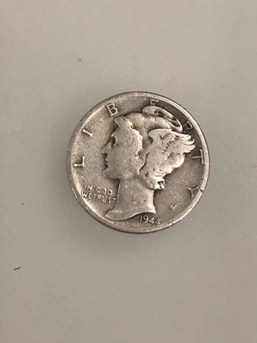 1944 Mercury Dime VF