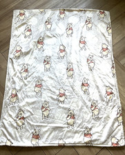 Disney Baby Winnie the Pooh Velvety Blanket Faux Sherpa Back 38" x 30"