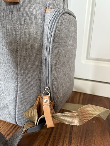 Parker Baby Co. Large Diaper Backpack Birch Bag - Gray - Picture 14 of 15