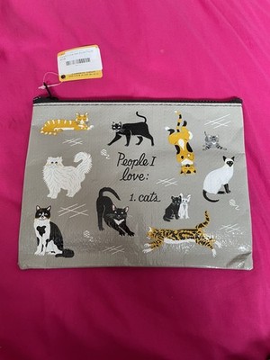 Blue Q People I Love:Cats Tasche mit Reißverschluss