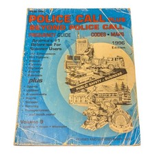 Radio Shack Police Call Plus 1996 Volume 9: CA OR WA Codes Maps Paper VG
