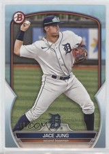 2023 Bowman Prospects Sky Blue 148/499 Jace Jung #BP-53 0b7v