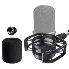 Custom Built for HyperX SoloCast Shock Mount, 2026 Upgrade Anti-Vibration Sus...