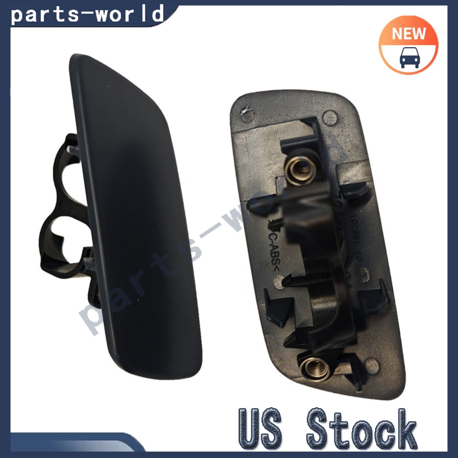 Right & Left Headlight Washer Cover 61677244960 Fits For 10-18 Rolls-Royce Ghost
