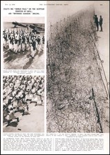 1936 AFRICA Libya Egyptian Frontier Motorised Saharans Barbed Wire Fence (320)