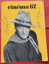 Vintage Original Movie Magazine Cover Only John Wayne Autographed 1960s