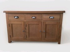 3 Door TV Unit / Cabinet - Pine Wood