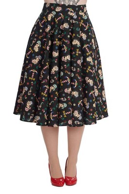 Banned Apparel - Swing-Rock mit Anker-Print