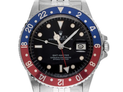 Rolex GMT Master Pepsi open 6/9 Ref.16750 1985 Box&Beschreibung wie Neu Vintage