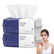 Disposable Towel, 200 Count Towels for Washing Soft Cotton Dry Cloths Towelet...