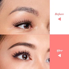 2Pcs Black Professional Precision Brow Scissors Eyebrow Trimmer Scissors with...