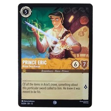 Disney Lorcana Card - Prince Eric Noble Swordsman - 8/204 - Common - NM