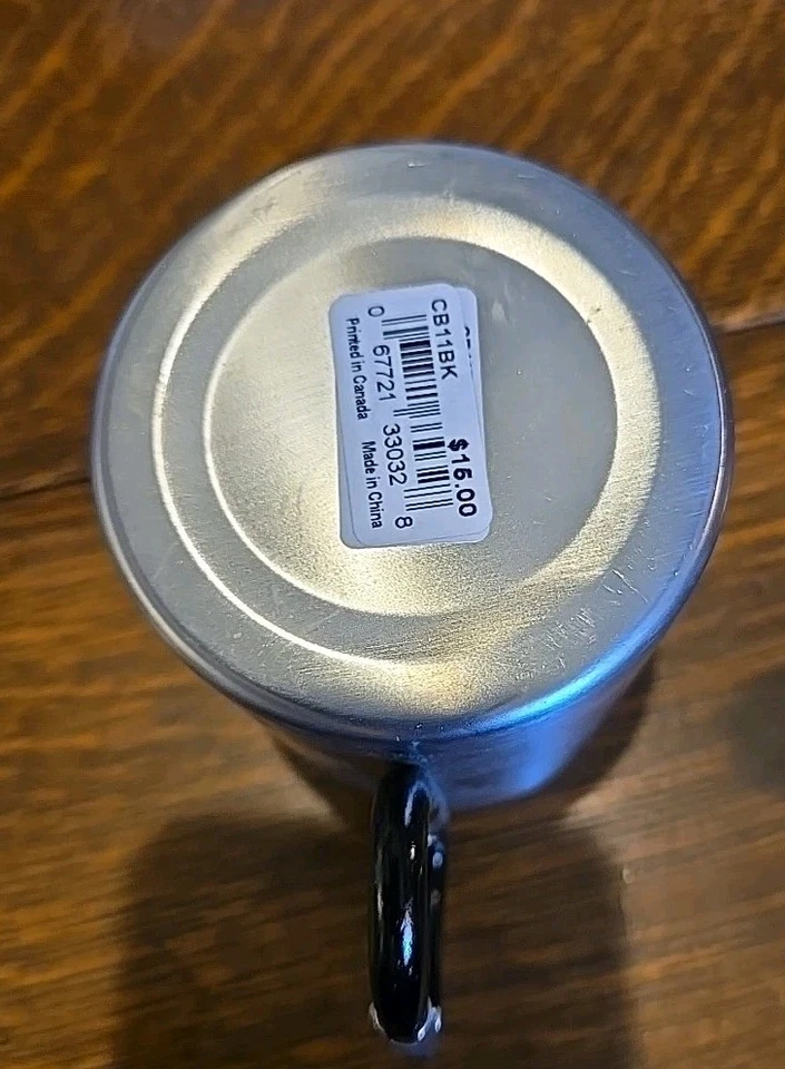 Taza Big Bend Parque Nacional Acero Inoxidable con Mango Mosquetón Plateada USADA Foto 4 de 4