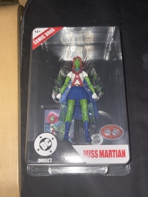 McFarlane DC Direct Page Punchers Miss Martian Red Platinum Chase IN HAND