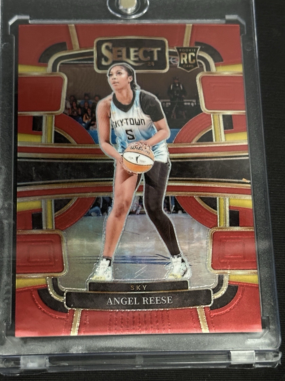 2024 Panini Select WNBA - Concourse Angel Reese #5 Red Prizm /149 (RC)