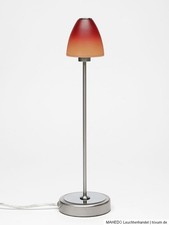 Tischleuchte Tischlampe Leselampe Brilliant LOS ANGELES Touch Dimmer rot Nickel