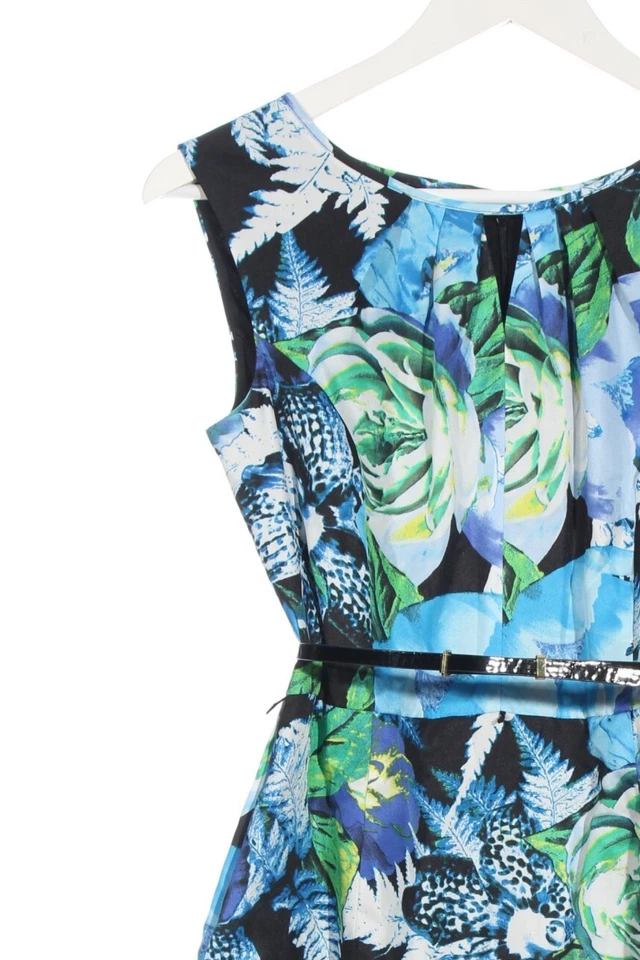 ELLEN TRACY Robe de cocktail Dames Robe T EU 32 bleu-vert-jaune primevère - Photo 3/4