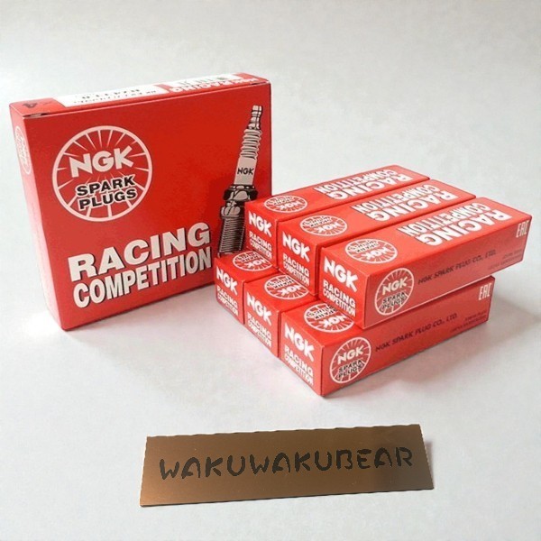 Set of 6 NGK R7433-9 Racing Iridium Spark Plug Heat Range 9 Made in Japan