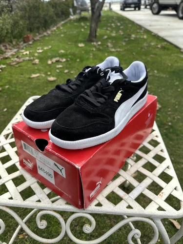 PUMA Icra Trainer Scamosciato Nero Bianco 35622201 Taglia 9 5